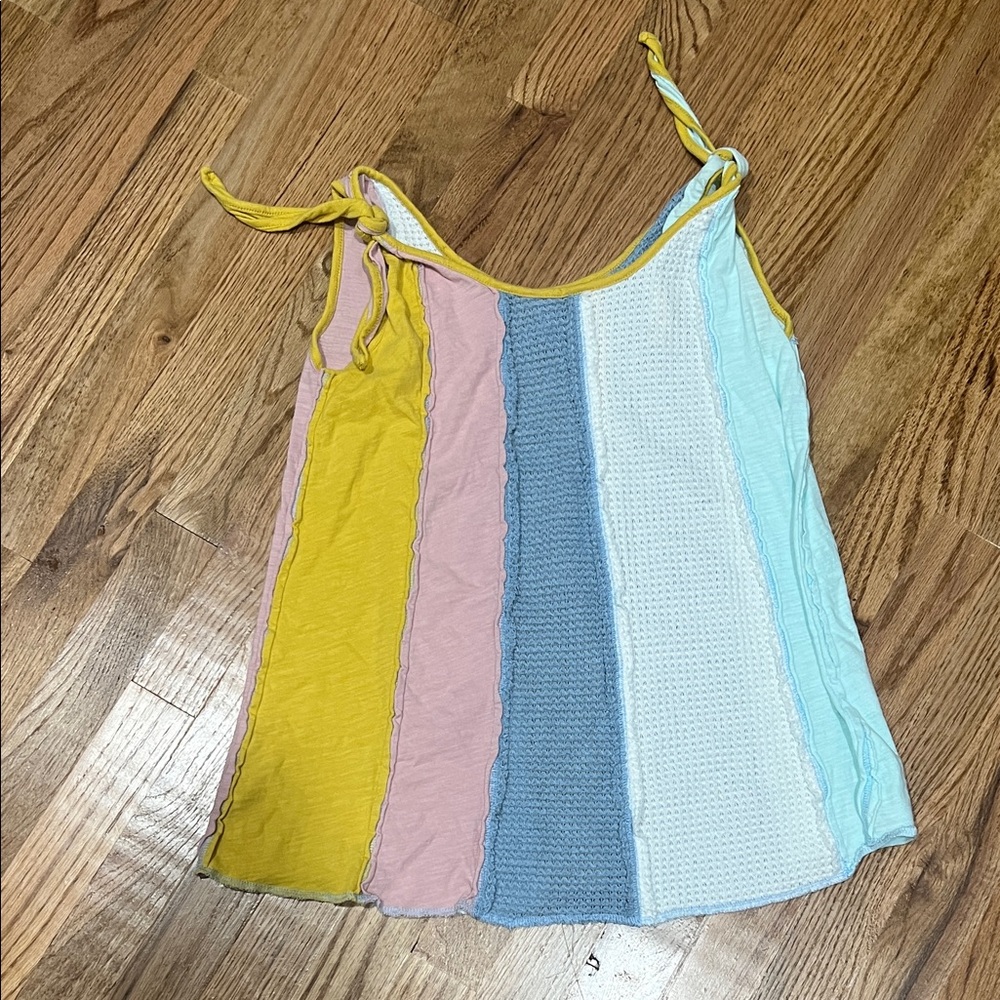 Multicolor Striped Women's Tank Top
